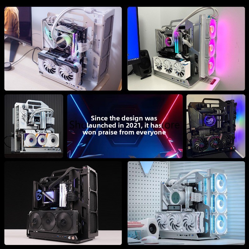 Open Air Frame Case, Aluminum  - Aluminum Open Frame Test Bench Water Cooling recension och pris