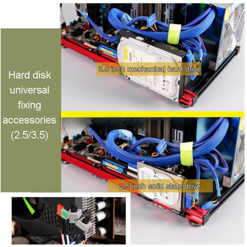 ATX PC Test Bench Aluminum All - Aluminum Open Frame Test Bench Water Cooling recension och pris