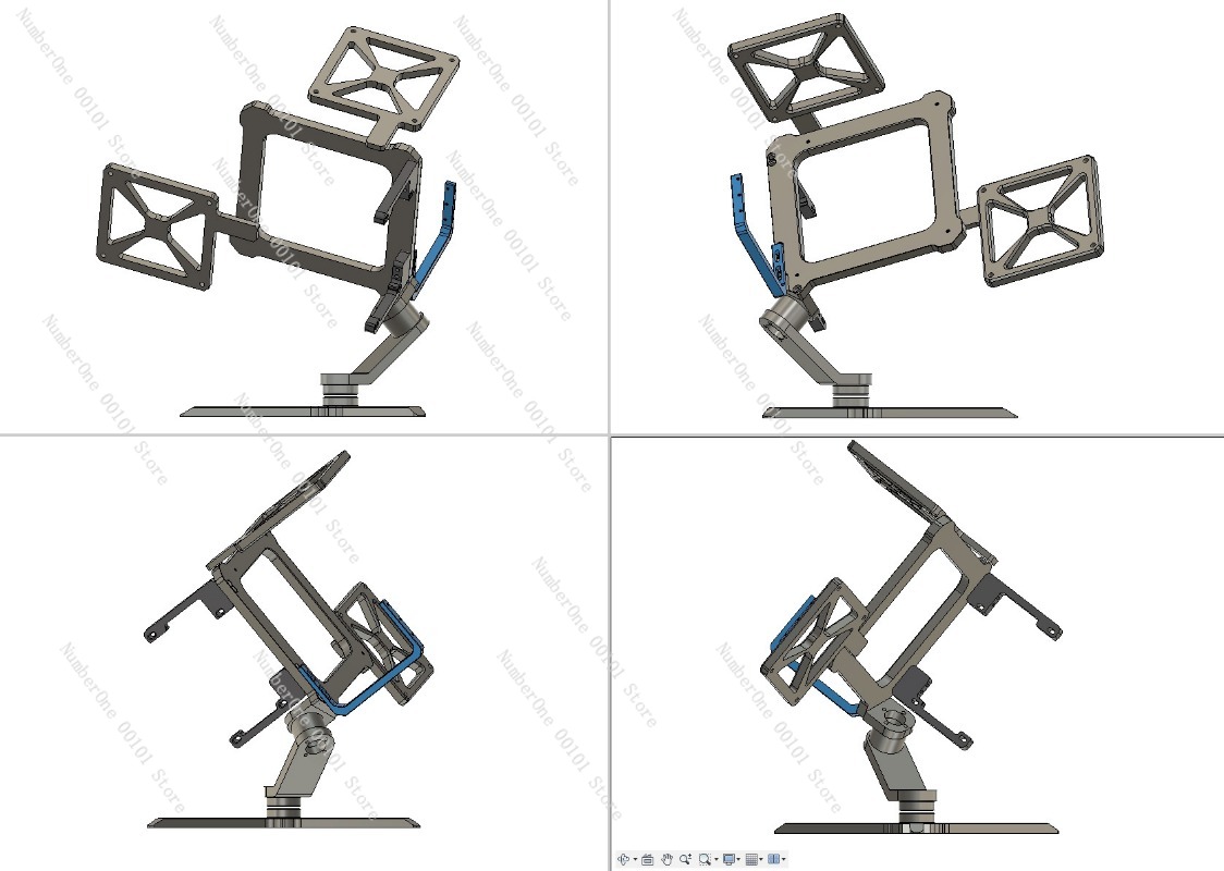 B30 Rotatable Gimbal Open ITX  - Aluminum Open Frame Test Bench Water Cooling recension och pris