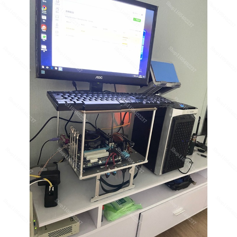 JXK-K2 Open Frame Aluminum Com - Aluminum Open Frame Test Bench Water Cooling recension och pris