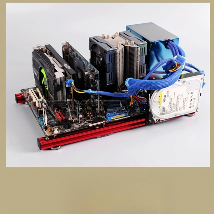 ATX PC Test Bench Aluminum All - Aluminum Open Frame Test Bench Water Cooling recension och pris